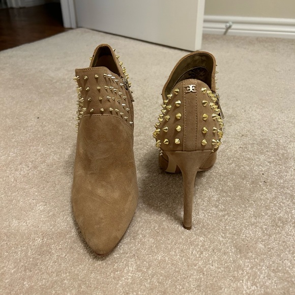 Beige suede booties. Sz 10 Sam Edelman new without box - Picture 2 of 5